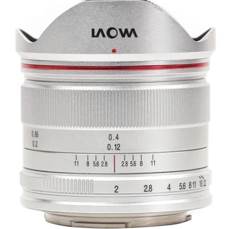 Laowa 7.5mm f2 MFT Lens for Micro Four Thirds Ultra-Light Version (Silver)